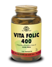 Solgar Vita Folic Integratore 100 Tavolette