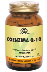 Solgar Coenzima Q10 Integratore 30 Capsule