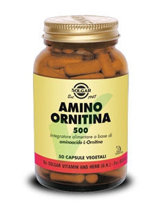 Solgar Amino Ornitina Integratore 50 Capsule