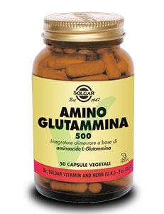 Solgar Amino Glutammina Integratore 50 Capsule