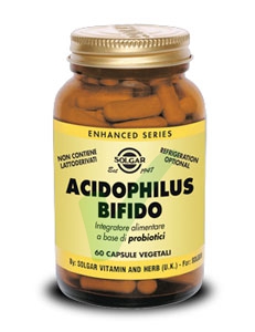 Solgar Acidophilus Bifido Integratore 60 Capsul