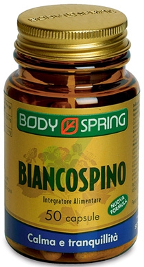 Body Spring Integratore Alimentare Biancospino 50 Capsule