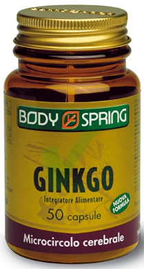 Body Spring Integratore Alimentare Ginkgo 50 Capsule