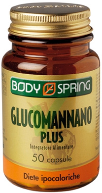 Body Spring Integratore Alimentare Glucomannano Plus 50 Capsule