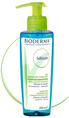 Bioderma Linea Sebium Moussant Gel Detergente Pelli Miste e Grasse 200 ml