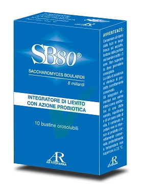 AR Fitofarma Ricerca Naturale SB80 Integratore di Lievito 10 Bustine Orosolubili