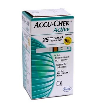 Accu Chek Controllo Glicemia Active 25 Strisce