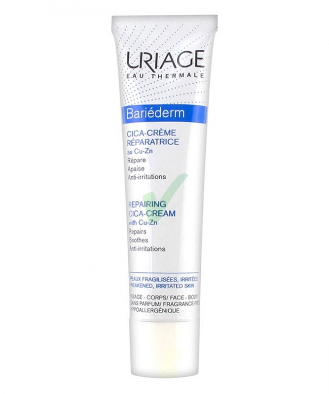 Uriage Linea Trattamenti di Riparazione Bariederm Cica-Crema Rame e Zinco 100 ml