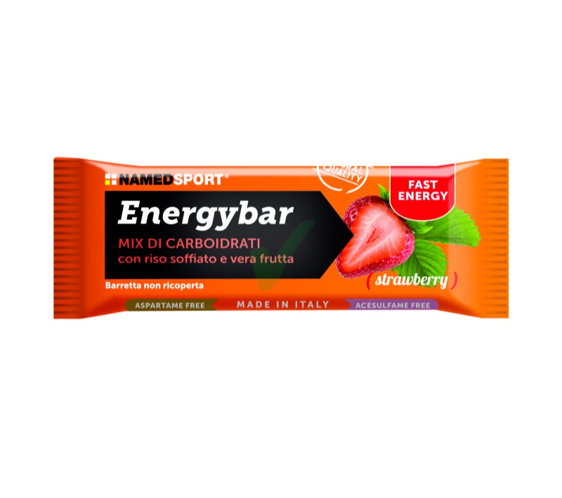 Named Sport Linea Sportivi Total Energybar Barretta Integratore 35 g Fragola