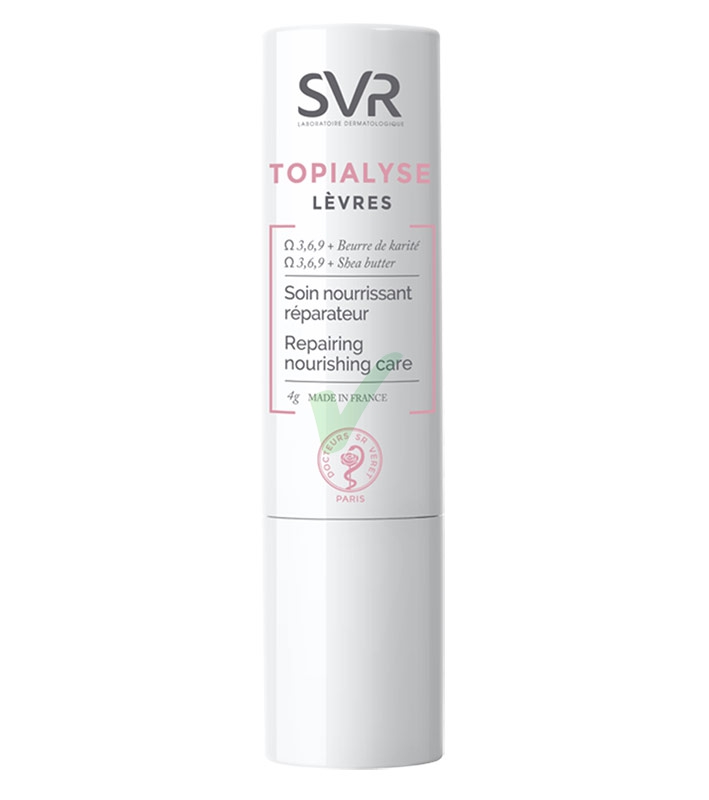 SVR Linea Topialyse Levres Trattamento Nutriente e Riparatore Intenso Labbra 4 g