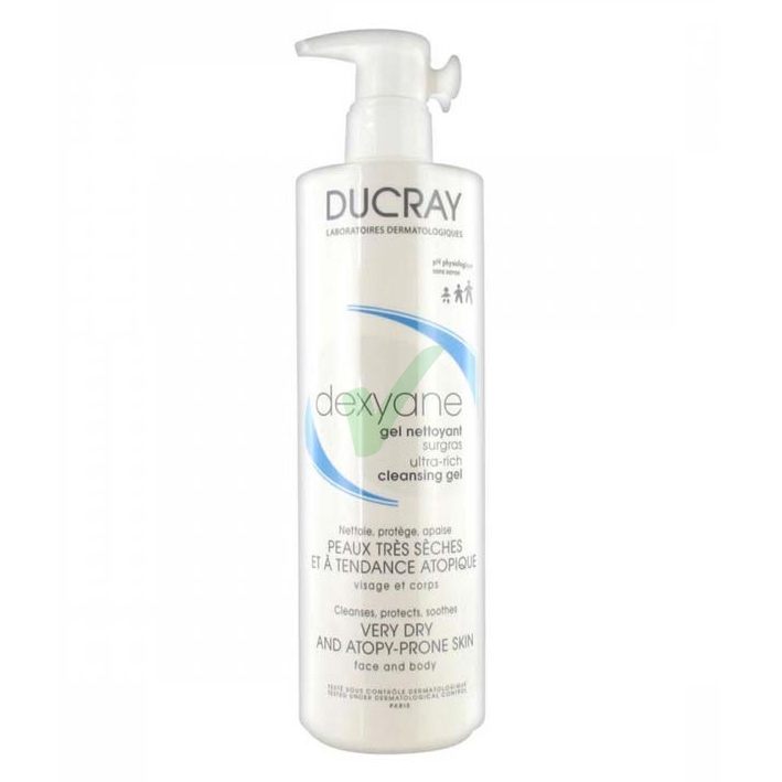 Ducray Linea Dexyane Pelli Atopiche Gel Detergente Delicato Lenitivo Corpo 400ml