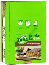 EnerZona Nutrition Bar Cioccolato Box 25 barrette 40-30-30