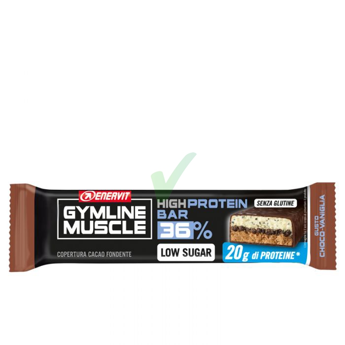 Gymline Muscle Protein Bar 36% Cioccolato-Vaniglia 55gr