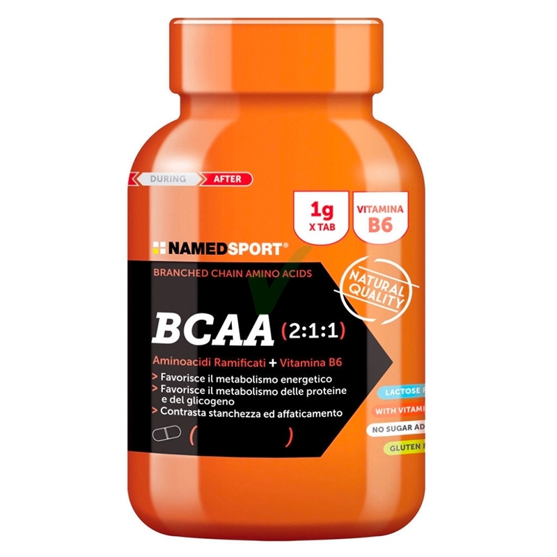 Named Sport Linea Integrazione Sportiva BCAA 2:1:1 Integratore 300 Compresse