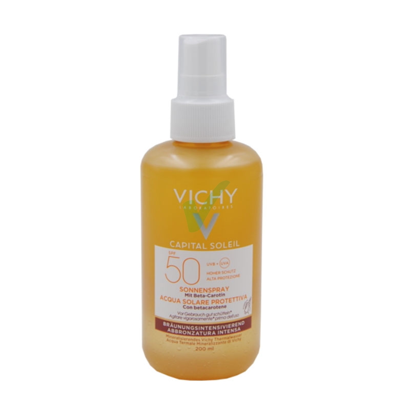 Vichy Linea Ideal Soleil SPF50 Acqua Solare Abbronzante Protettiva 200 ml