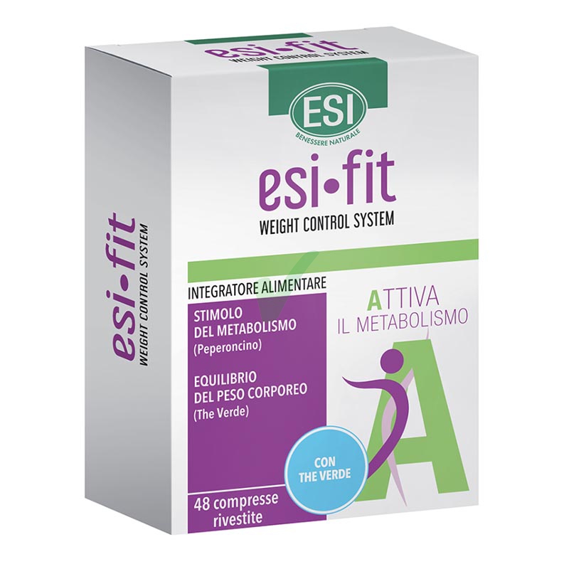 Esi Linea Controllo del Peso Fit Attiva Metabolismo Integratore The Verde 48 Cpr