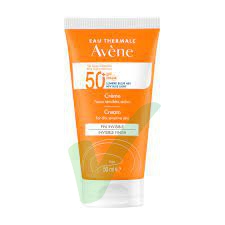 Avene Linea Solare Pelli Sensibili SPF50+ Effetto Invisibile Senza Profumo 50 ml