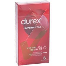 Durex Supersottile Regular 6 Profilattici